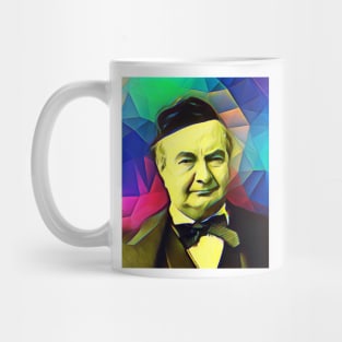 Charles Augustin Sainte-Beuve Colourful Portrait | Charles Augustin Sainte-Beuve Artwork 7 Mug